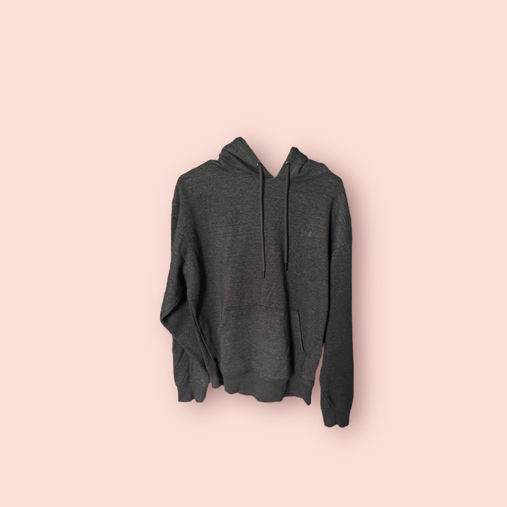 GRAY CHAMPION HOODIE